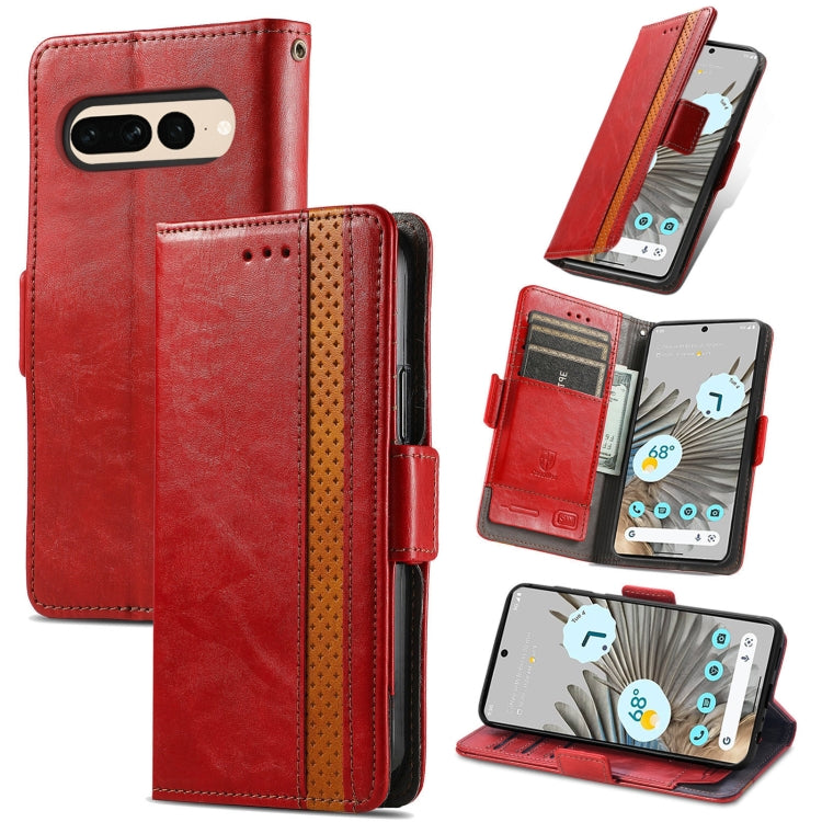 CaseNeo Splicing Dual Magnetic Buckle Leather Phone Case, For Google Pixel 11 Pro XL, For Google Pixel 11 / 11 Pro, For Google Pixel 10a, For Google Pixel 8a, For Google Pixel 7 Pro, For Google Pixel 9a, For Google Pixel 7, For Google Pixel 6a         ...