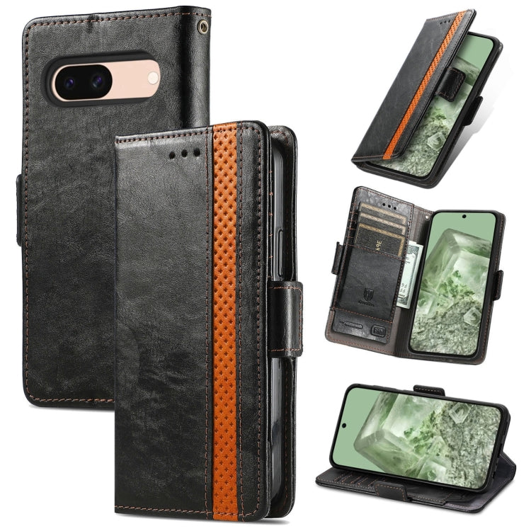 CaseNeo Splicing Dual Magnetic Buckle Leather Phone Case, For Google Pixel 11 Pro XL, For Google Pixel 11 / 11 Pro, For Google Pixel 10a, For Google Pixel 8a, For Google Pixel 7 Pro, For Google Pixel 9a, For Google Pixel 7, For Google Pixel 6a         ...
