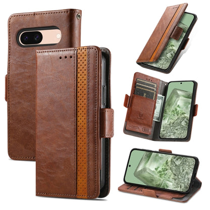 CaseNeo Splicing Dual Magnetic Buckle Leather Phone Case, For Google Pixel 11 Pro XL, For Google Pixel 11 / 11 Pro, For Google Pixel 10a, For Google Pixel 8a, For Google Pixel 7 Pro, For Google Pixel 9a, For Google Pixel 7, For Google Pixel 6a         ...
