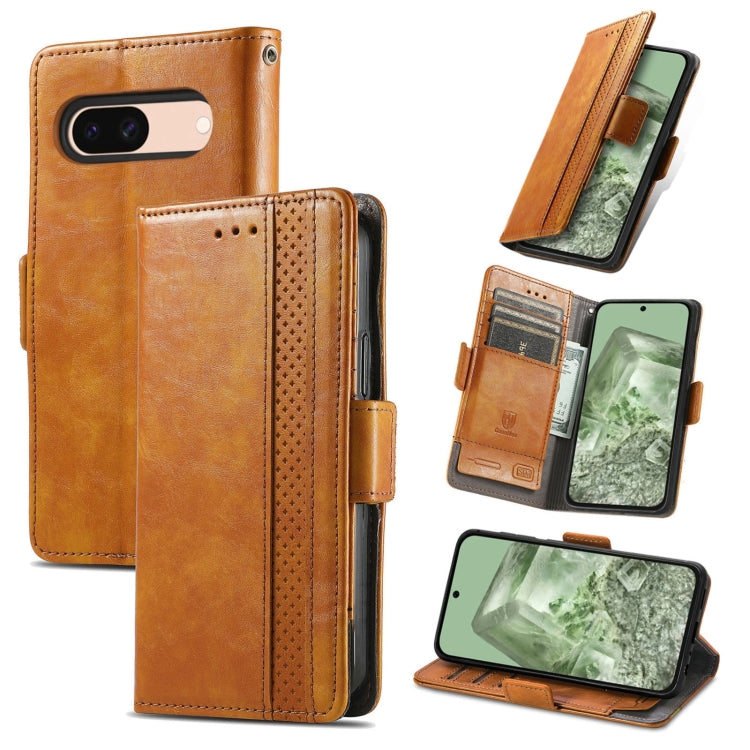 CaseNeo Splicing Dual Magnetic Buckle Leather Phone Case, For Google Pixel 11 Pro XL, For Google Pixel 11 / 11 Pro, For Google Pixel 10a, For Google Pixel 8a, For Google Pixel 7 Pro, For Google Pixel 9a, For Google Pixel 7, For Google Pixel 6a         ...