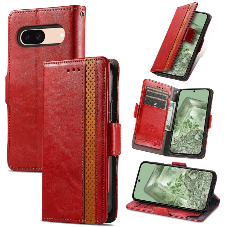 CaseNeo Splicing Dual Magnetic Buckle Leather Phone Case, For Google Pixel 11 Pro XL, For Google Pixel 11 / 11 Pro, For Google Pixel 10a, For Google Pixel 8a, For Google Pixel 7 Pro, For Google Pixel 9a, For Google Pixel 7, For Google Pixel 6a         ...