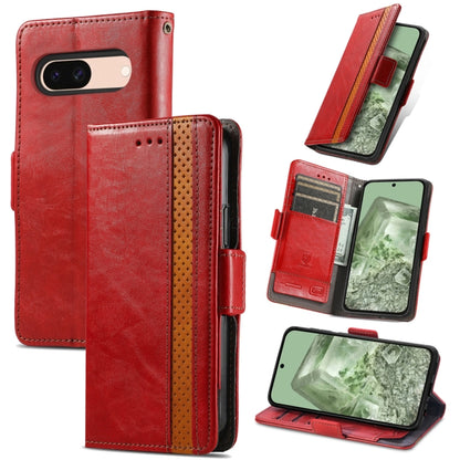 CaseNeo Splicing Dual Magnetic Buckle Leather Phone Case, For Google Pixel 11 Pro XL, For Google Pixel 11 / 11 Pro, For Google Pixel 10a, For Google Pixel 8a, For Google Pixel 7 Pro, For Google Pixel 9a, For Google Pixel 7, For Google Pixel 6a         ...