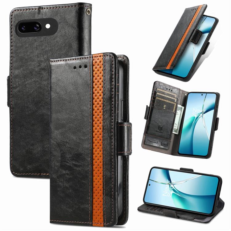 CaseNeo Splicing Dual Magnetic Buckle Leather Phone Case, For Google Pixel 11 Pro XL, For Google Pixel 11 / 11 Pro, For Google Pixel 10a, For Google Pixel 8a, For Google Pixel 7 Pro, For Google Pixel 9a, For Google Pixel 7, For Google Pixel 6a         ...