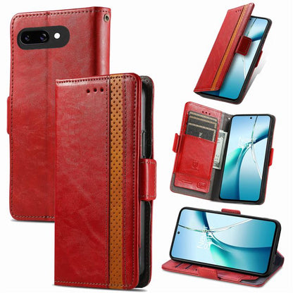 CaseNeo Splicing Dual Magnetic Buckle Leather Phone Case, For Google Pixel 11 Pro XL, For Google Pixel 11 / 11 Pro, For Google Pixel 10a, For Google Pixel 8a, For Google Pixel 7 Pro, For Google Pixel 9a, For Google Pixel 7, For Google Pixel 6a         ...