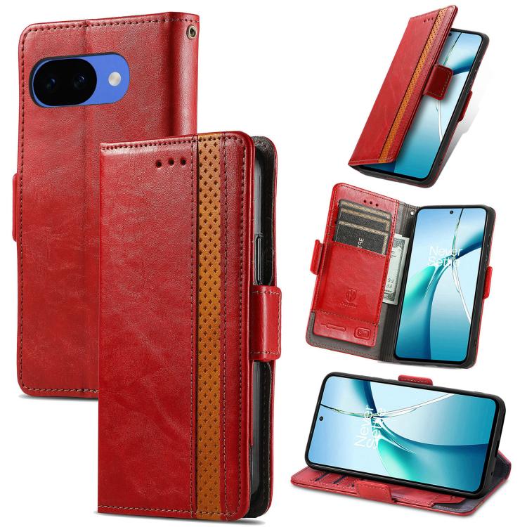 CaseNeo Splicing Dual Magnetic Buckle Leather Phone Case, For Google Pixel 11 Pro XL, For Google Pixel 11 / 11 Pro, For Google Pixel 10a, For Google Pixel 8a, For Google Pixel 7 Pro, For Google Pixel 9a, For Google Pixel 7, For Google Pixel 6a         ...