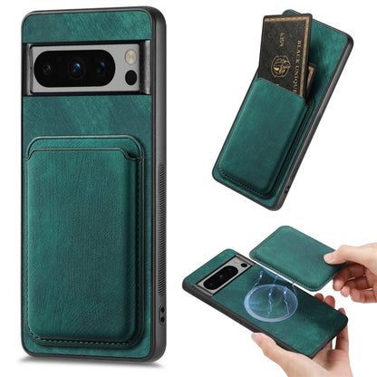 Retro Leather Card Bag Magnetic Phone Case, For Google Pixel 11 Pro XL, For Google Pixel 11, For Google Pixel 11 Pro, For Google Pixel 10 Pro XL, For Google Pixel 9A, For Google Pixel 9 Pro XL, For Google Pixel 8 Pro, For Google Pixel 8                ...