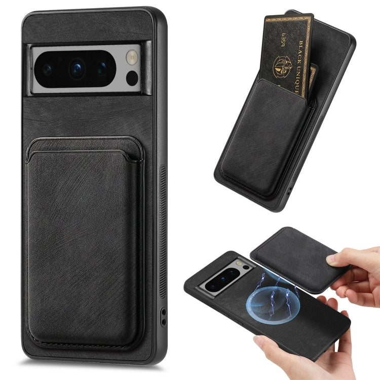 Retro Leather Card Bag Magnetic Phone Case, For Google Pixel 11 Pro XL, For Google Pixel 11, For Google Pixel 11 Pro, For Google Pixel 10 Pro XL, For Google Pixel 9A, For Google Pixel 9 Pro XL, For Google Pixel 8 Pro, For Google Pixel 8                ...