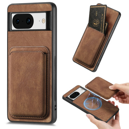 Retro Leather Card Bag Magnetic Phone Case, For Google Pixel 11 Pro XL, For Google Pixel 11, For Google Pixel 11 Pro, For Google Pixel 10 Pro XL, For Google Pixel 9A, For Google Pixel 9 Pro XL, For Google Pixel 8 Pro, For Google Pixel 8                ...