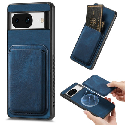 Retro Leather Card Bag Magnetic Phone Case, For Google Pixel 11 Pro XL, For Google Pixel 11, For Google Pixel 11 Pro, For Google Pixel 10 Pro XL, For Google Pixel 9A, For Google Pixel 9 Pro XL, For Google Pixel 8 Pro, For Google Pixel 8                ...