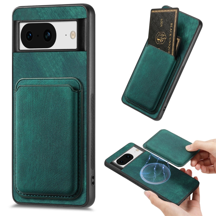 Retro Leather Card Bag Magnetic Phone Case, For Google Pixel 11 Pro XL, For Google Pixel 11, For Google Pixel 11 Pro, For Google Pixel 10 Pro XL, For Google Pixel 9A, For Google Pixel 9 Pro XL, For Google Pixel 8 Pro, For Google Pixel 8                ...