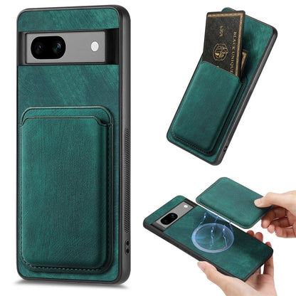 Retro Leather Card Bag Magnetic Phone Case, For Google Pixel 11 Pro XL, For Google Pixel 11, For Google Pixel 11 Pro, For Google Pixel 10 Pro XL, For Google Pixel 9A, For Google Pixel 9 Pro XL, For Google Pixel 8 Pro, For Google Pixel 8                ...