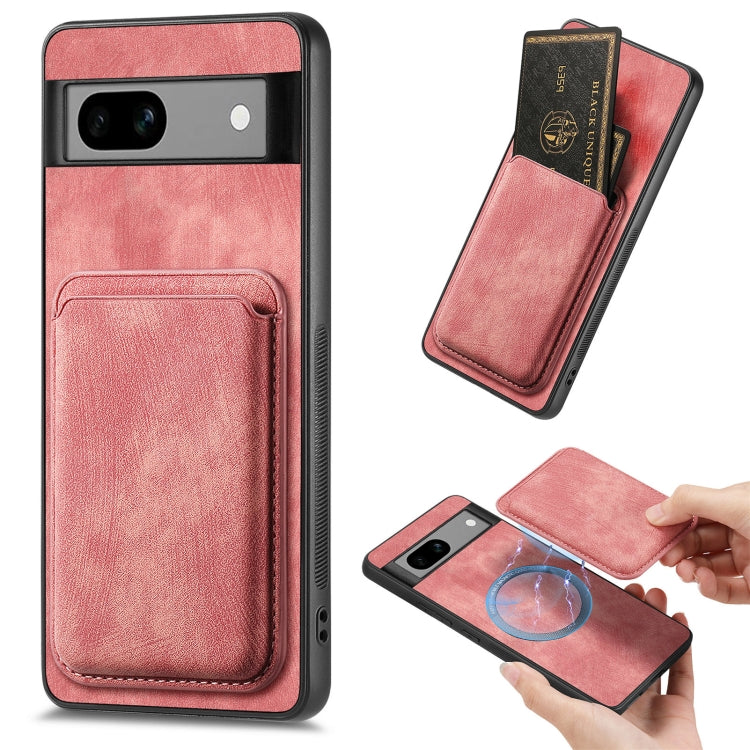 Retro Leather Card Bag Magnetic Phone Case, For Google Pixel 11 Pro XL, For Google Pixel 11, For Google Pixel 11 Pro, For Google Pixel 10 Pro XL, For Google Pixel 9A, For Google Pixel 9 Pro XL, For Google Pixel 8 Pro, For Google Pixel 8                ...