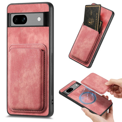 Retro Leather Card Bag Magnetic Phone Case, For Google Pixel 11 Pro XL, For Google Pixel 11, For Google Pixel 11 Pro, For Google Pixel 10 Pro XL, For Google Pixel 9A, For Google Pixel 9 Pro XL, For Google Pixel 8 Pro, For Google Pixel 8                ...