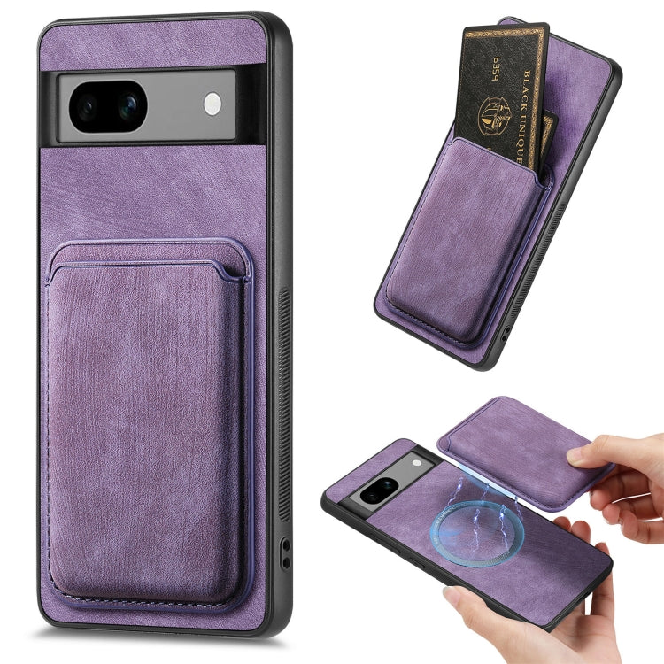 Retro Leather Card Bag Magnetic Phone Case, For Google Pixel 11 Pro XL, For Google Pixel 11, For Google Pixel 11 Pro, For Google Pixel 10 Pro XL, For Google Pixel 9A, For Google Pixel 9 Pro XL, For Google Pixel 8 Pro, For Google Pixel 8                ...