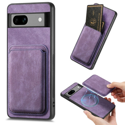Retro Leather Card Bag Magnetic Phone Case, For Google Pixel 11 Pro XL, For Google Pixel 11, For Google Pixel 11 Pro, For Google Pixel 10 Pro XL, For Google Pixel 9A, For Google Pixel 9 Pro XL, For Google Pixel 8 Pro, For Google Pixel 8                ...