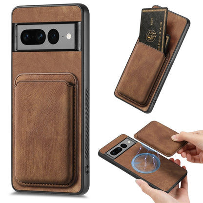 Retro Leather Card Bag Magnetic Phone Case, For Google Pixel 11 Pro XL, For Google Pixel 11, For Google Pixel 11 Pro, For Google Pixel 10 Pro XL, For Google Pixel 9A, For Google Pixel 9 Pro XL, For Google Pixel 8 Pro, For Google Pixel 8                ...