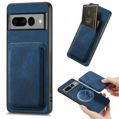 Retro Leather Card Bag Magnetic Phone Case, For Google Pixel 11 Pro XL, For Google Pixel 11, For Google Pixel 11 Pro, For Google Pixel 10 Pro XL, For Google Pixel 9A, For Google Pixel 9 Pro XL, For Google Pixel 8 Pro, For Google Pixel 8                ...