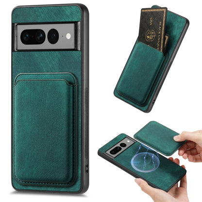 Retro Leather Card Bag Magnetic Phone Case, For Google Pixel 11 Pro XL, For Google Pixel 11, For Google Pixel 11 Pro, For Google Pixel 10 Pro XL, For Google Pixel 9A, For Google Pixel 9 Pro XL, For Google Pixel 8 Pro, For Google Pixel 8                ...