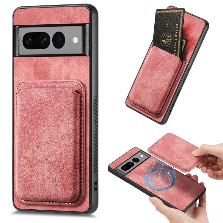 Retro Leather Card Bag Magnetic Phone Case, For Google Pixel 11 Pro XL, For Google Pixel 11, For Google Pixel 11 Pro, For Google Pixel 10 Pro XL, For Google Pixel 9A, For Google Pixel 9 Pro XL, For Google Pixel 8 Pro, For Google Pixel 8                ...