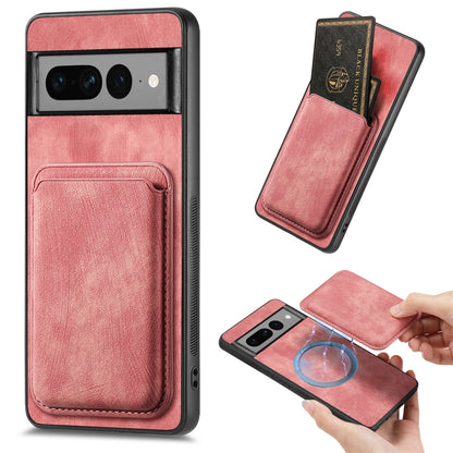 Retro Leather Card Bag Magnetic Phone Case, For Google Pixel 11 Pro XL, For Google Pixel 11, For Google Pixel 11 Pro, For Google Pixel 10 Pro XL, For Google Pixel 9A, For Google Pixel 9 Pro XL, For Google Pixel 8 Pro, For Google Pixel 8                ...