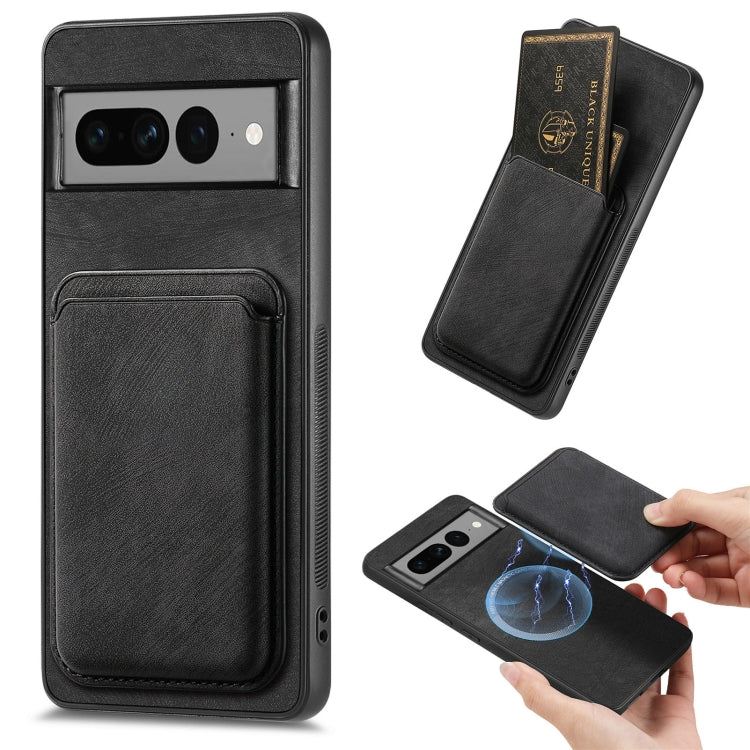 Retro Leather Card Bag Magnetic Phone Case, For Google Pixel 11 Pro XL, For Google Pixel 11, For Google Pixel 11 Pro, For Google Pixel 10 Pro XL, For Google Pixel 9A, For Google Pixel 9 Pro XL, For Google Pixel 8 Pro, For Google Pixel 8                ...