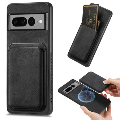 Retro Leather Card Bag Magnetic Phone Case, For Google Pixel 11 Pro XL, For Google Pixel 11, For Google Pixel 11 Pro, For Google Pixel 10 Pro XL, For Google Pixel 9A, For Google Pixel 9 Pro XL, For Google Pixel 8 Pro, For Google Pixel 8                ...