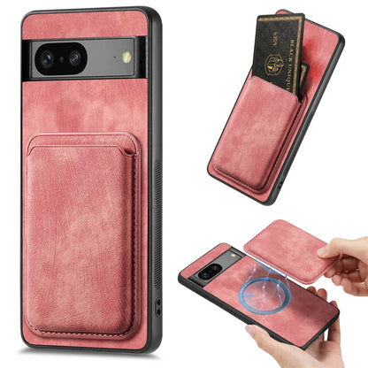 Retro Leather Card Bag Magnetic Phone Case, For Google Pixel 11 Pro XL, For Google Pixel 11, For Google Pixel 11 Pro, For Google Pixel 10 Pro XL, For Google Pixel 9A, For Google Pixel 9 Pro XL, For Google Pixel 8 Pro, For Google Pixel 8                ...