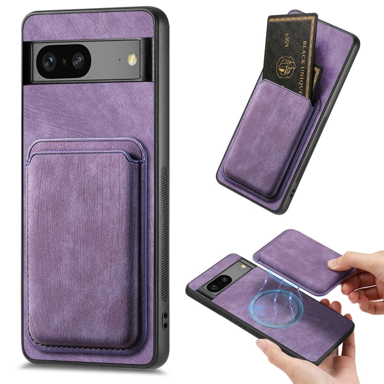 Retro Leather Card Bag Magnetic Phone Case, For Google Pixel 11 Pro XL, For Google Pixel 11, For Google Pixel 11 Pro, For Google Pixel 10 Pro XL, For Google Pixel 9A, For Google Pixel 9 Pro XL, For Google Pixel 8 Pro, For Google Pixel 8                ...