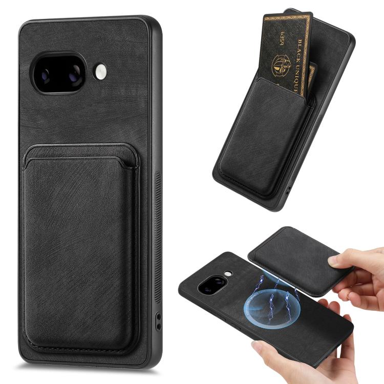 Retro Leather Card Bag Magnetic Phone Case, For Google Pixel 11 Pro XL, For Google Pixel 11, For Google Pixel 11 Pro, For Google Pixel 10 Pro XL, For Google Pixel 9A, For Google Pixel 9 Pro XL, For Google Pixel 8 Pro, For Google Pixel 8                ...