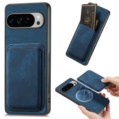 Retro Leather Card Bag Magnetic Phone Case, For Google Pixel 11 Pro XL, For Google Pixel 11, For Google Pixel 11 Pro, For Google Pixel 10 Pro XL, For Google Pixel 9A, For Google Pixel 9 Pro XL, For Google Pixel 8 Pro, For Google Pixel 8                ...