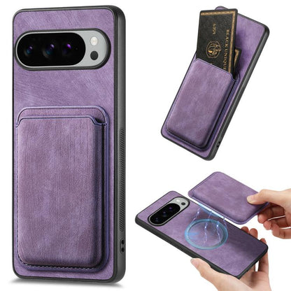 Retro Leather Card Bag Magnetic Phone Case, For Google Pixel 11 Pro XL, For Google Pixel 11, For Google Pixel 11 Pro, For Google Pixel 10 Pro XL, For Google Pixel 9A, For Google Pixel 9 Pro XL, For Google Pixel 8 Pro, For Google Pixel 8                ...