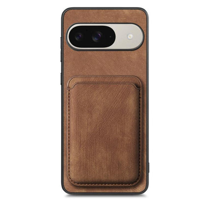 Retro Leather Card Bag Magnetic Phone Case, For Google Pixel 11 Pro XL, For Google Pixel 11, For Google Pixel 11 Pro, For Google Pixel 10 Pro XL, For Google Pixel 9A, For Google Pixel 9 Pro XL, For Google Pixel 8 Pro, For Google Pixel 8                ...