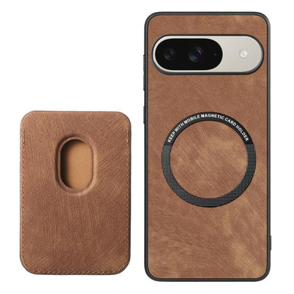 Retro Leather Card Bag Magnetic Phone Case, For Google Pixel 11 Pro XL, For Google Pixel 11, For Google Pixel 11 Pro, For Google Pixel 10 Pro XL, For Google Pixel 9A, For Google Pixel 9 Pro XL, For Google Pixel 8 Pro, For Google Pixel 8                ...