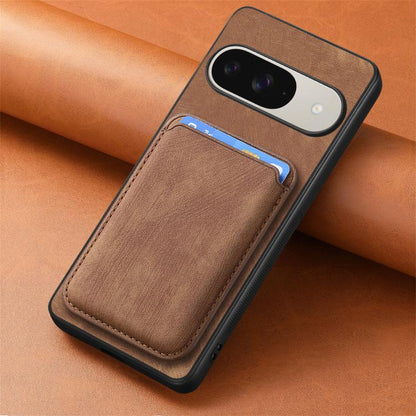 Retro Leather Card Bag Magnetic Phone Case, For Google Pixel 11 Pro XL, For Google Pixel 11, For Google Pixel 11 Pro, For Google Pixel 10 Pro XL, For Google Pixel 9A, For Google Pixel 9 Pro XL, For Google Pixel 8 Pro, For Google Pixel 8                ...