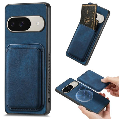 Retro Leather Card Bag Magnetic Phone Case, For Google Pixel 11 Pro XL, For Google Pixel 11, For Google Pixel 11 Pro, For Google Pixel 10 Pro XL, For Google Pixel 9A, For Google Pixel 9 Pro XL, For Google Pixel 8 Pro, For Google Pixel 8                ...