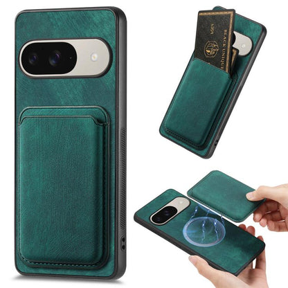 Retro Leather Card Bag Magnetic Phone Case, For Google Pixel 11 Pro XL, For Google Pixel 11, For Google Pixel 11 Pro, For Google Pixel 10 Pro XL, For Google Pixel 9A, For Google Pixel 9 Pro XL, For Google Pixel 8 Pro, For Google Pixel 8                ...