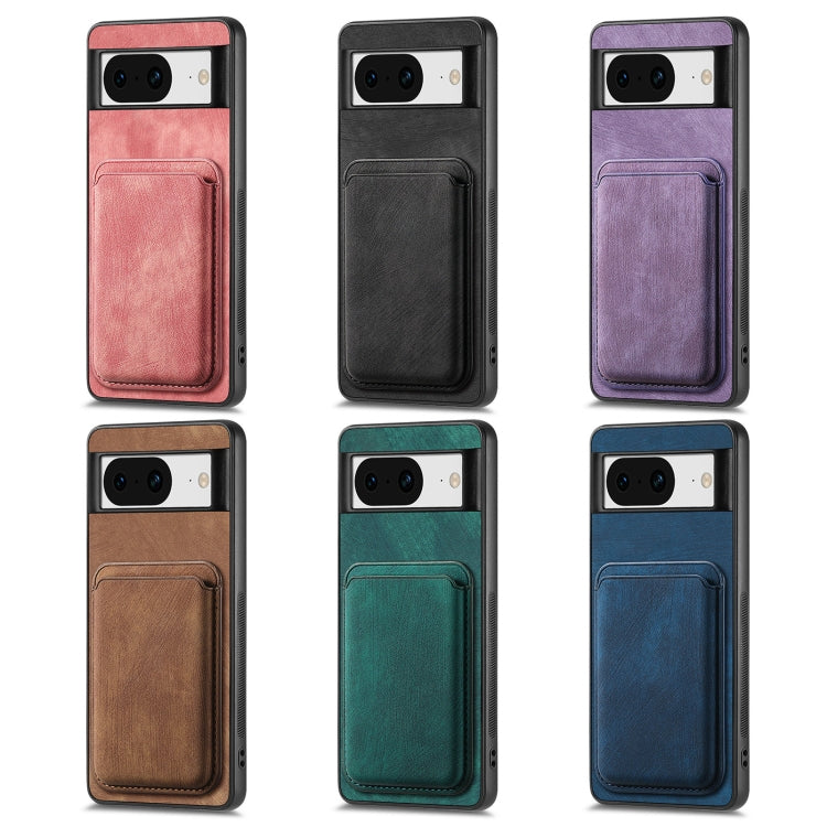 Retro Leather Card Bag Magnetic Phone Case, For Google Pixel 9 / 9 Pro