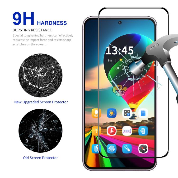 5pcs ENKAY Hat-Prince Full Glue High Aluminum-silicon Tempered Glass Film, For Nothing CMF Phone 2 Pro, For Nothing CMF Phone 1, For Nothing Phone 2a