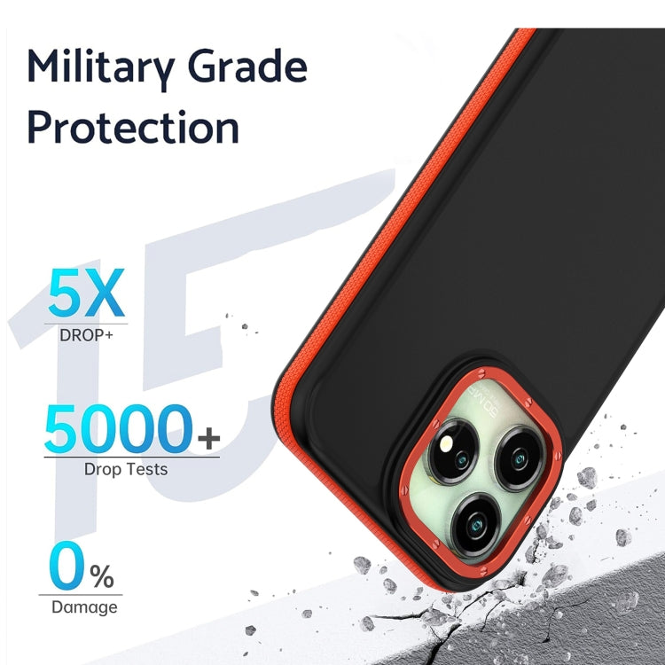 Dual-Color Shockproof TPU Phone Case, For ZTE Axon 50 Lite