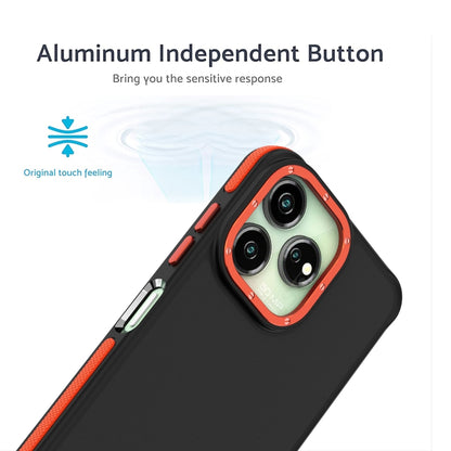 Dual-Color Shockproof TPU Phone Case, For ZTE Axon 50 Lite