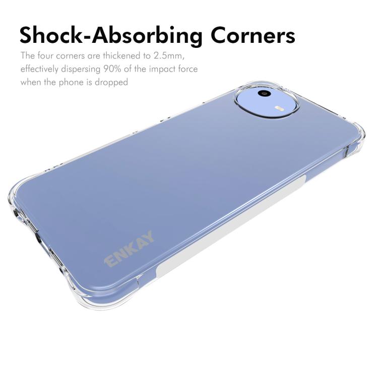 ENKAY Hat-Prince Transparent TPU Shockproof Phone Case, For Sharp Aquos Wish6, For Sharp Aquos R11, For Sharp Aquos ish5, For Sharp Sense9, For Sharp Aquos R9 Pro, For Sharp Aquos wish4, For Sharp Aquos R9