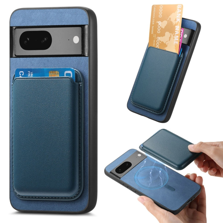 Retro Magsafe Card Bag PU Back Cover Phone Case, For Google Pixel 7, For Google Pixel 10 / 10 Pro