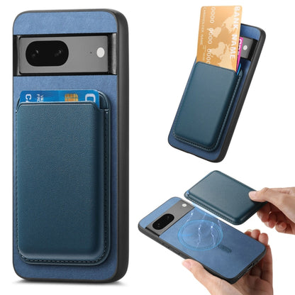 Retro Magsafe Card Bag PU Back Cover Phone Case, For Google Pixel 7, For Google Pixel 10 / 10 Pro