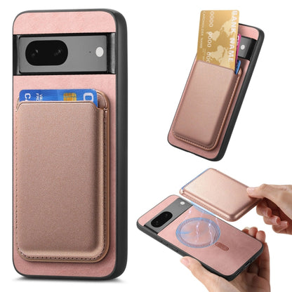 Retro Magsafe Card Bag PU Back Cover Phone Case, For Google Pixel 7, For Google Pixel 10 / 10 Pro