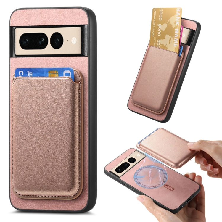 Retro Magsafe Card Bag PU Back Cover Phone Case, For Google Pixel 11 Pro XL, For Google Pixel 11, For Google Pixel 11 Pro, For Google Pixel 10 Pro XL, For Google Pixel 9a, For Google Pixel 9 Pro XL, For Google Pixel 9 Pro, For Google Pixel 9           ...