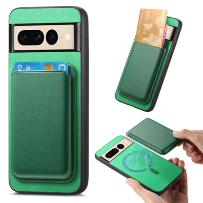 Retro Magsafe Card Bag PU Back Cover Phone Case, For Google Pixel 11 Pro XL, For Google Pixel 11, For Google Pixel 11 Pro, For Google Pixel 10 Pro XL, For Google Pixel 9a, For Google Pixel 9 Pro XL, For Google Pixel 9 Pro, For Google Pixel 9           ...