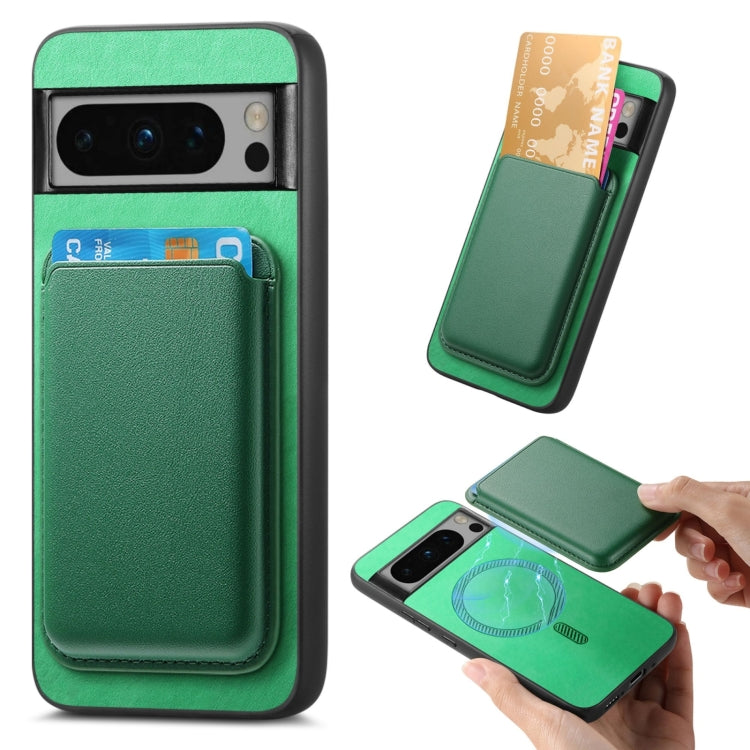 Retro Magsafe Card Bag PU Back Cover Phone Case, For Google Pixel 11 Pro XL, For Google Pixel 11, For Google Pixel 11 Pro, For Google Pixel 10 Pro XL, For Google Pixel 9a, For Google Pixel 9 Pro XL, For Google Pixel 9 Pro, For Google Pixel 9           ...