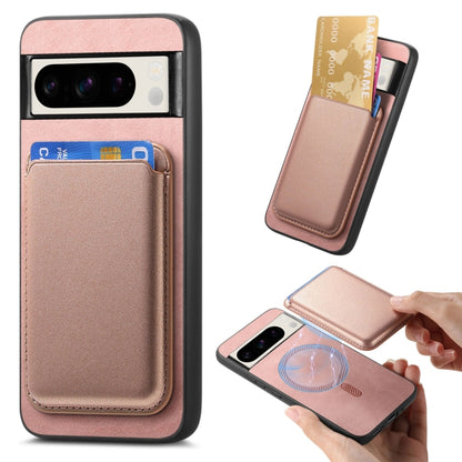 Retro Magsafe Card Bag PU Back Cover Phone Case, For Google Pixel 11 Pro XL, For Google Pixel 11, For Google Pixel 11 Pro, For Google Pixel 10 Pro XL, For Google Pixel 9a, For Google Pixel 9 Pro XL, For Google Pixel 9 Pro, For Google Pixel 9           ...
