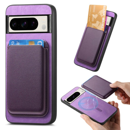 Retro Magsafe Card Bag PU Back Cover Phone Case, For Google Pixel 11 Pro XL, For Google Pixel 11, For Google Pixel 11 Pro, For Google Pixel 10 Pro XL, For Google Pixel 9a, For Google Pixel 9 Pro XL, For Google Pixel 9 Pro, For Google Pixel 9           ...
