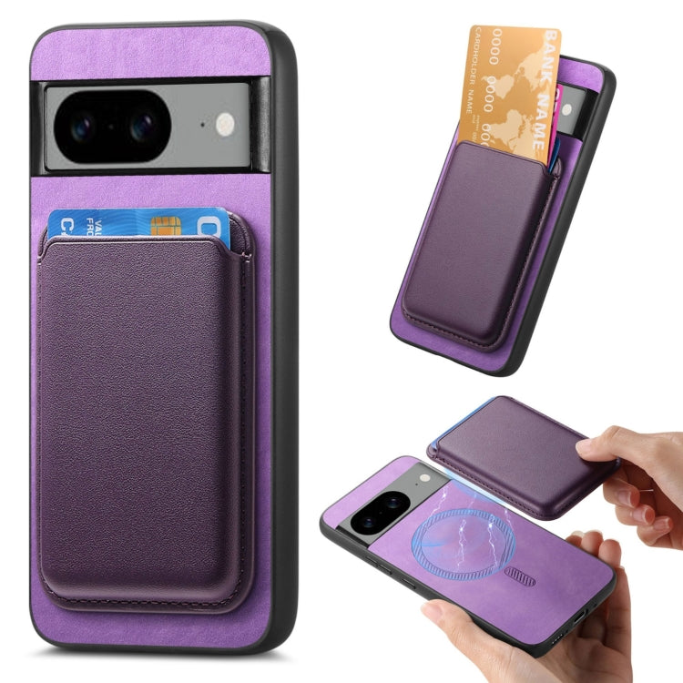 Retro Magsafe Card Bag PU Back Cover Phone Case, For Google Pixel 11 Pro XL, For Google Pixel 11, For Google Pixel 11 Pro, For Google Pixel 10 Pro XL, For Google Pixel 9a, For Google Pixel 9 Pro XL, For Google Pixel 9 Pro, For Google Pixel 9           ...